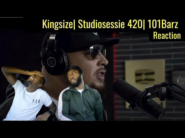 Kingsize | Studiosessie 420 | 101Barz Reaction