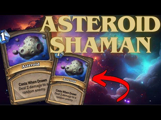 Asteroid Shaman ️ Great Dark Beyond  | GUIDE + DECK !! ️ | Hearthstone Standard