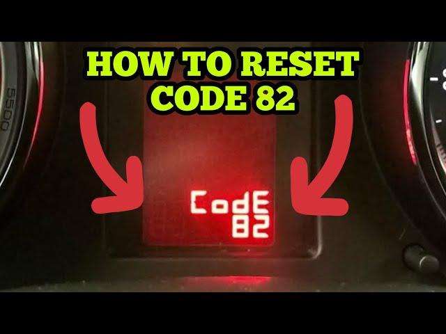 Oil Service Reset Code 82 Vauxhall Insignia Astra J Mark 6