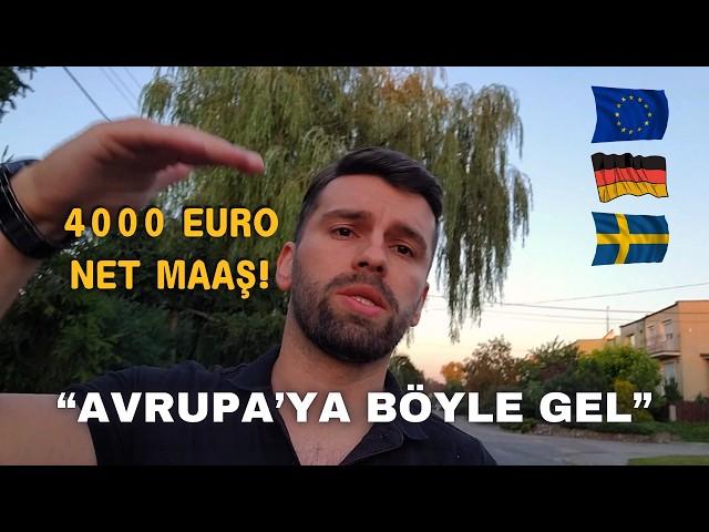 VİZE GARANTİLİ AVRUPA'YA GELMENİN YOLU | Almanya'da ve Hollanda'da 4000€ İş