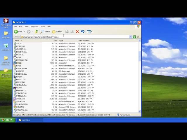 How to open Excel 2003 in Safe Mode