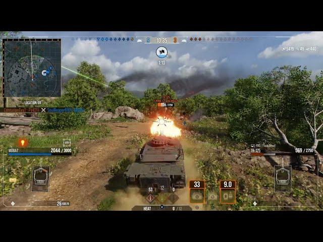 WOT CONSOLE PS4 / G.I. JOE MOBAT /  Modern Armor / Gameplay