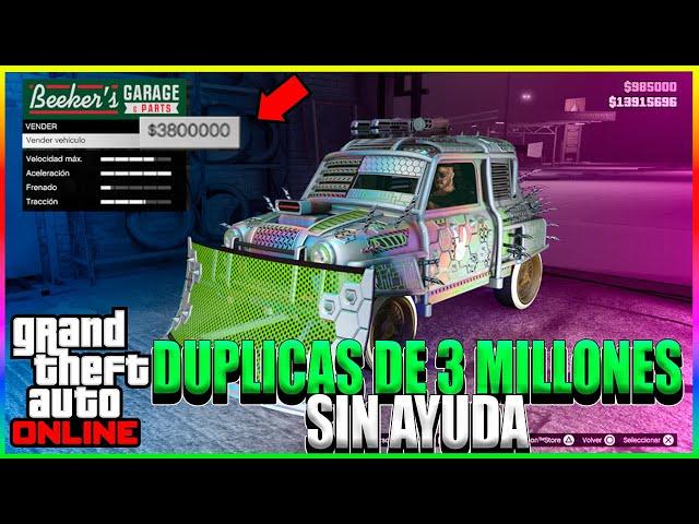 DUPLICAR COCHES SOLO SIN AYUDA "MASIVO PLACAS LIMPIAS" +$3.000.000 - DUPLICATION GLITCH GTA 5 ONLINE