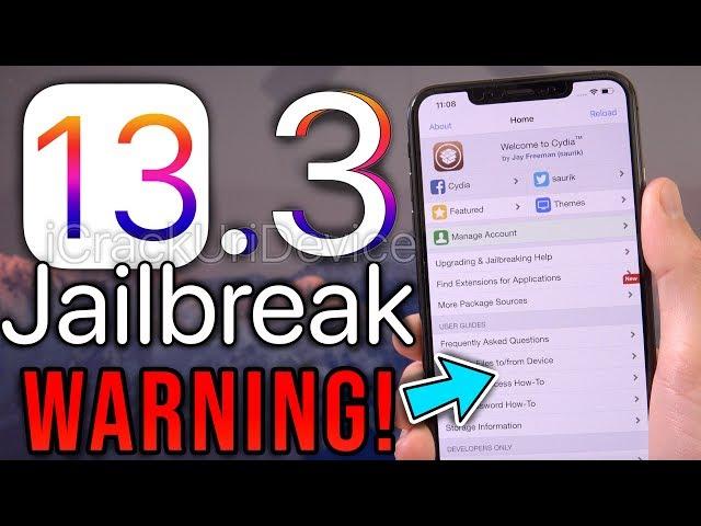 Jailbreak iOS 13.3 - iOS 13.2 WARNING! (iOS 13 Jailbreak Update)