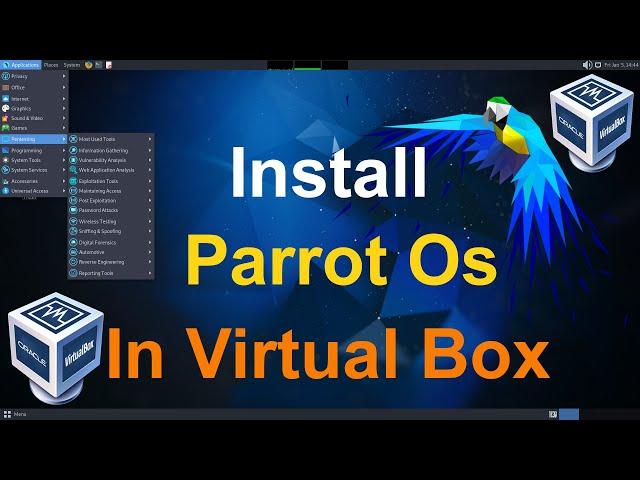 How to Download & Install Parrot Os in Virtual Box On Windows 11 | Parrot Os Kaise Install Kare