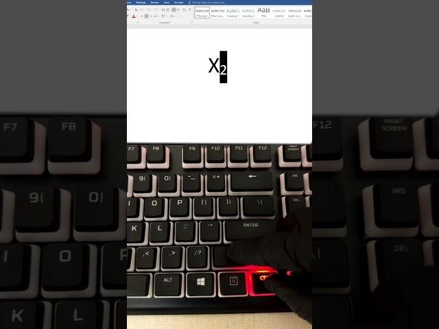 Subscript & Superscript Shortcuts #tricks #keyboardshortcuts
