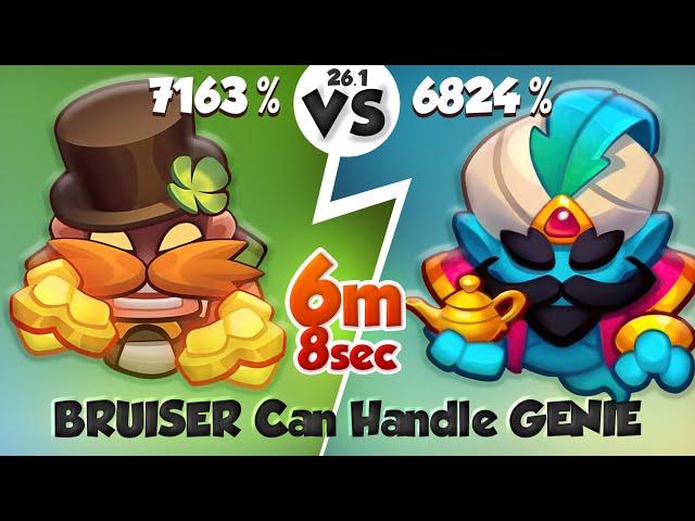 BRUISER Can Handle GENIE No Problem | 6 min 8 sec | PVP Rush Royale