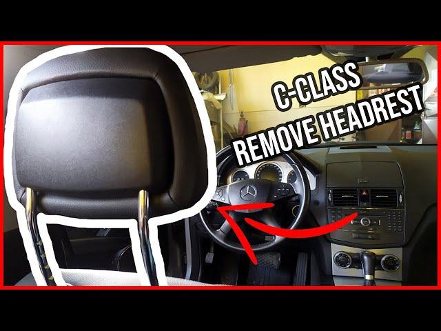 Removing Mercedes Headrests (C-Class)