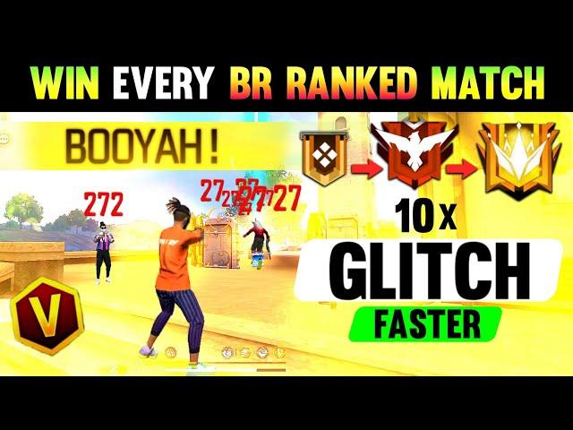 Br Rank Pushing 10x Faster Glitch For Grandmaster  || Br Rank Pushing Trick || Free Fire