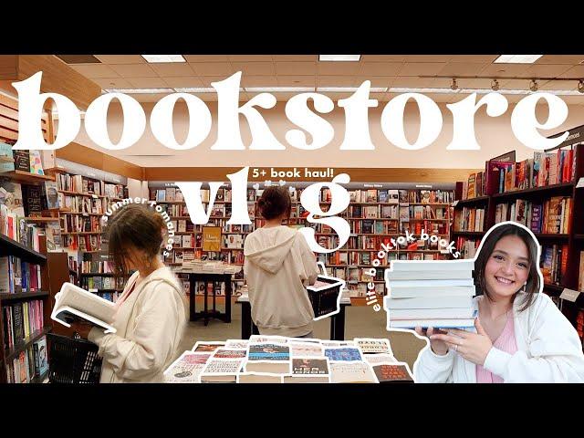 bookstore vlog ️ book shopping at barnes & noble + book haul! *books my subscribers recommended*