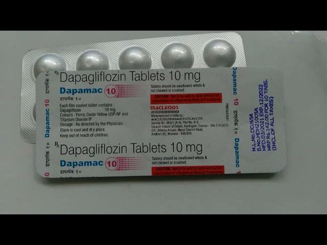 Dapagliflozin tablets 10 mg | Dapamac 10 mg Tablet