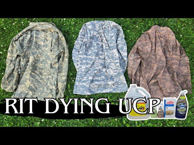 How to Rit Dye UCP (or any camo)