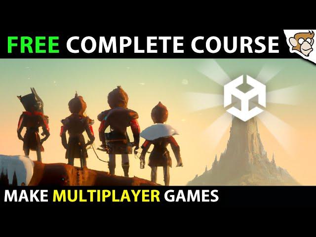 Learn Unity Multiplayer (FREE Complete Course, Netcode for Game Objects Unity Tutorial 2024)