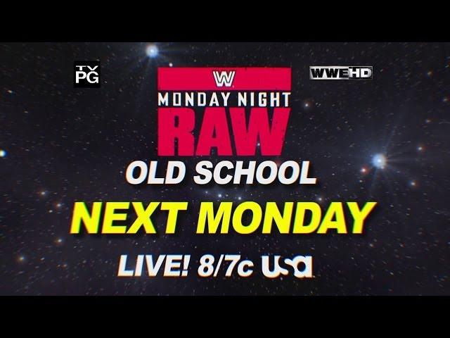 Old School Raw - Monday at 8/7 CT on USA Network