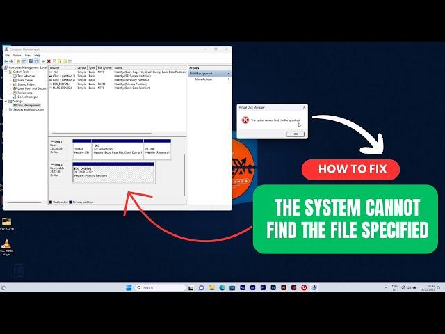 How To Fix : The system cannot find the file Specified USB Drive Format Error  (Best New Method)