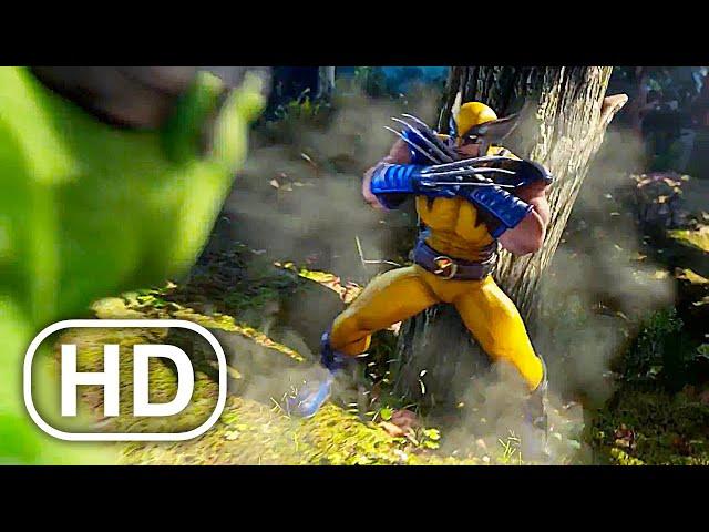 WOLVERINE Vs HULK Fight Scene 4K ULTRA HD - Marvel Superhero Cinematic