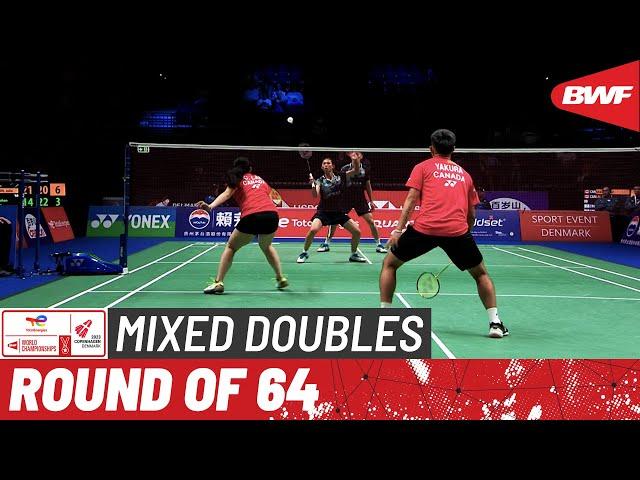 BWF World Championships 2023 | Yakura/Lai (CAN) vs. Yang/Hu (TPE) | R64