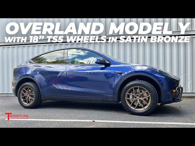 Overland Tesla Model Y Custom Build - Lift Kit, Skid Plate, Brush Guard Bull Bar, 18" Off-Road Tires