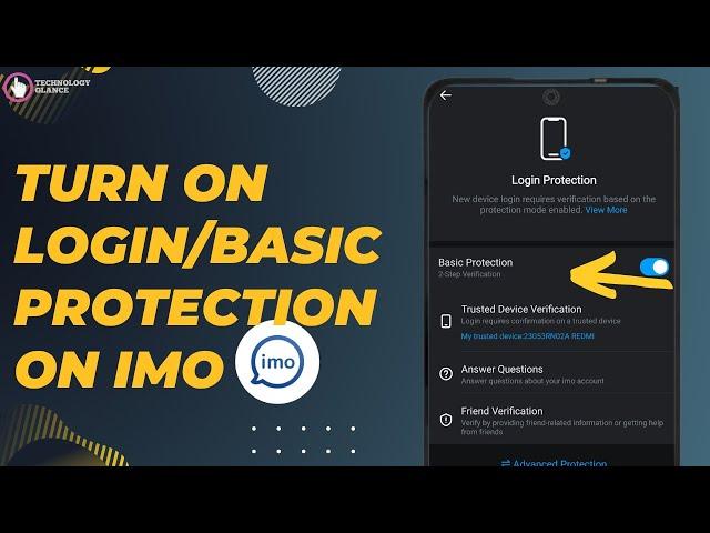 How To Turn On Login Protection On Imo?|Technologyglance