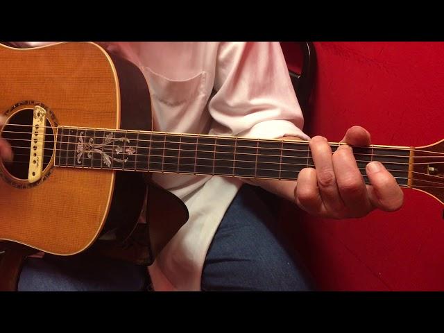 John - "Pluck/strum" walking from G to D/F# to G...