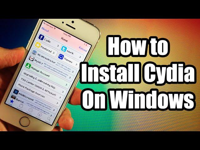 How to Install Cydia on Windows on iOS 8