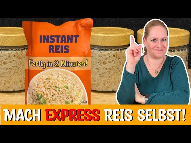 Expressreis adé: So einfach machst Du Instant Reis selbst!  