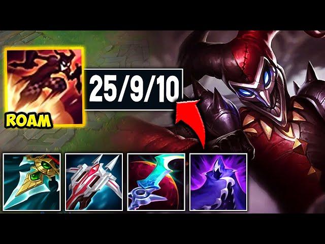 I DROPPED 25 KILLS WITH ROAMING SHACO TOP! (FULL AD BUILD)