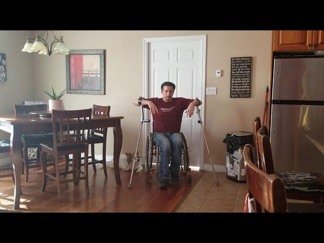 WALKING AFTER A SPINAL CORD INJURY #vlog #paraplegic #wheelchair #disability #motivation #health