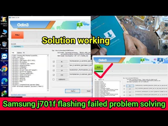 Samsung j701f flashing error | samsung j701f flashing failed problem solving