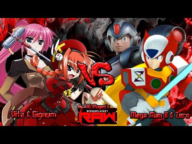 AB Mugen #1017: Vita & Signum vs Mega Man X & Zero