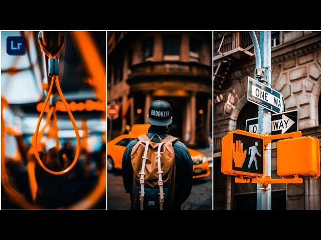 Lightroom Moody Orange tone editing | Moody Orange Lightroom Preset |