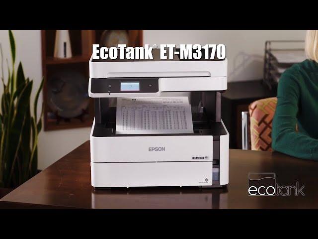 EcoTank Monochrome ET-M3170 All-in-One Printer | Take the Tour