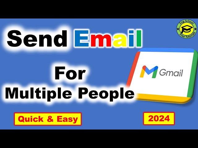 How To Send An Email To Multiple Recipients Individually | Send Email For Multiple People #Email