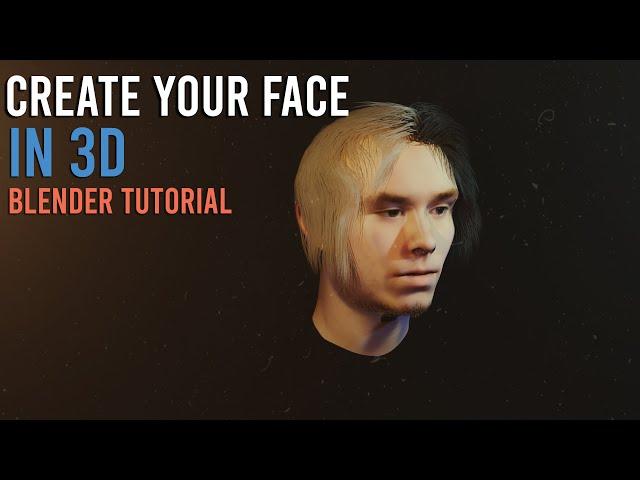 How To Create Your Face in 3D - Blender 2.9 FaceBuilder Addon