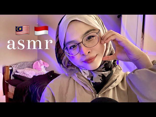 ASMR MALAY / INDONESIAN TRIGGER WORDS  + MIC SCRATCHING + MOUTH SOUNDS 