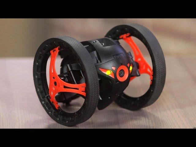 Parrot's MiniDrone Jumping Sumo rolls, spins, and leaps at your command