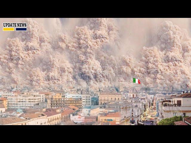 Naples shaken by earthquake: 1 hour before Campi Flegrei erupt | as earth rise | rumble cross plain