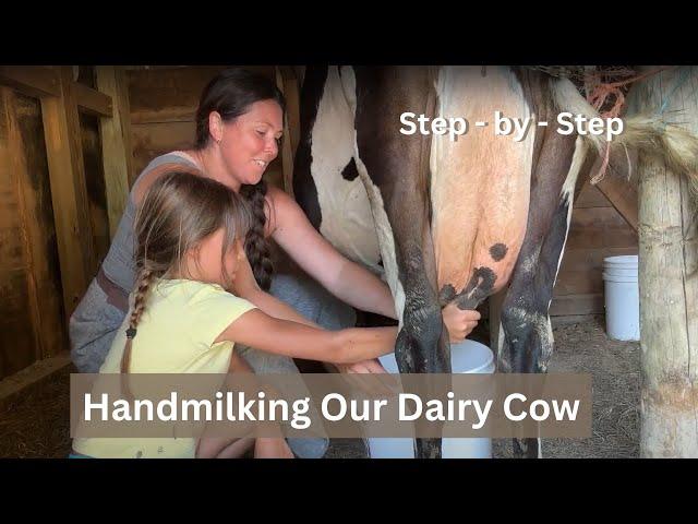 How To Hand Milk A Dairy Cow