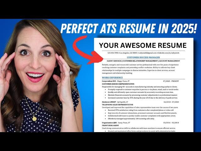 How To Write An Impressive ATS-Friendly Resume in 2025! A Guide To Applicant Tracking Systems!