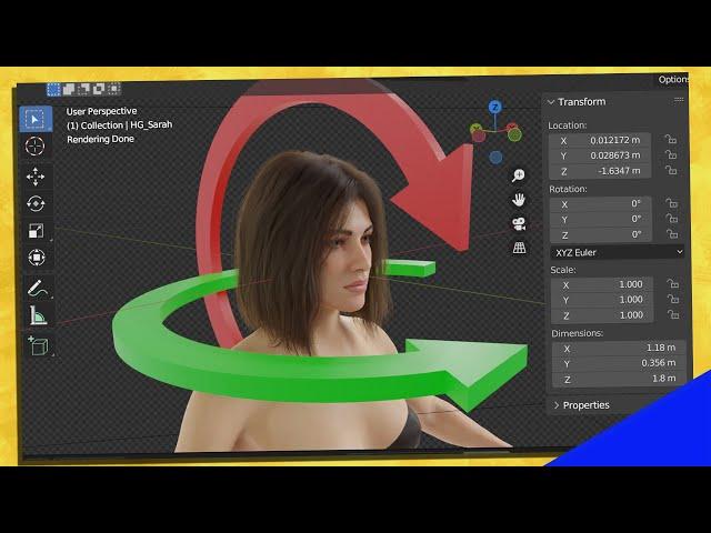 How to Rotate Objects in BLENDER - Everything You NEED to Know