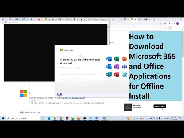 How to Download Microsoft 365 and Office Applications for Offline Install | Microsoft Office 365