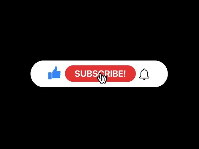 Non Copyrighted   Black Screen Subscribe Button With sound   Like, Subscribe & Bell Button  1080