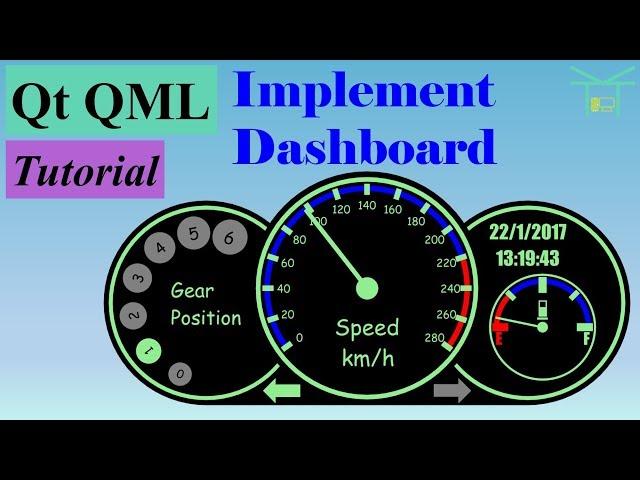 Qt QML Tutorial 2 - Implement  Dashboard