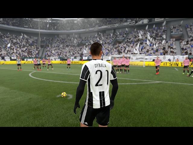 PAULO DYBALA FREE KICK VS PALERMO FIFA 17 REMAKE