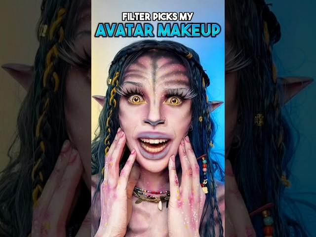 CUTE  or FAIL?  Tiktok Filter Picks My AVATAR Makeup 