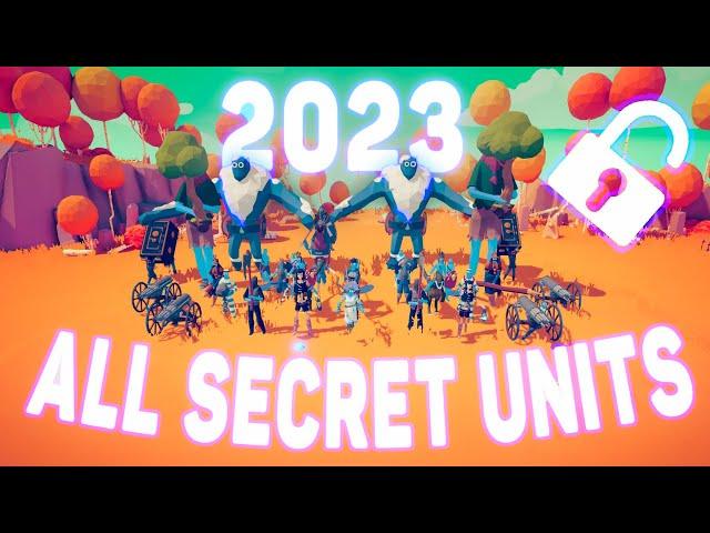 How to Unlock ALL SECRET UNІTS - Totally Accurate Battle Simulator TABS