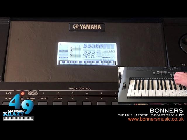 The New Yamaha PSR-EW410 Keyboard - 35 Groove Creator Patterns Part 2/2