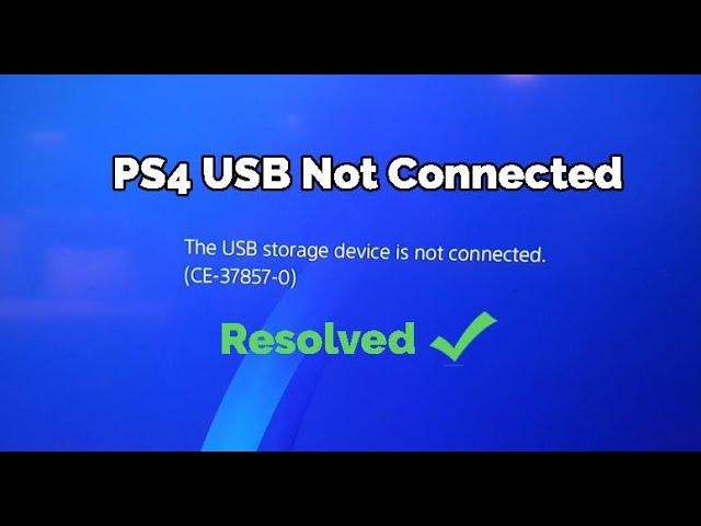 USB NOT CONNECTED HOW TO FIX PS4/PS5