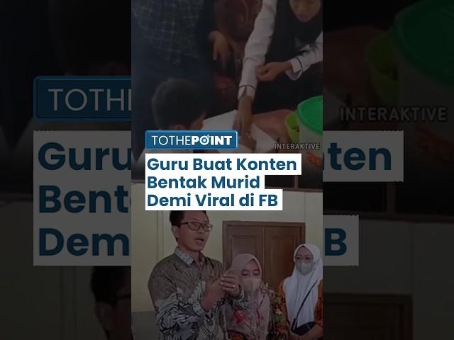 VIRAL Oknum Guru di Bengkulu Selatan Bentak Murid saat Mengajar Demi Kebutuhan Konten Facebook Pro