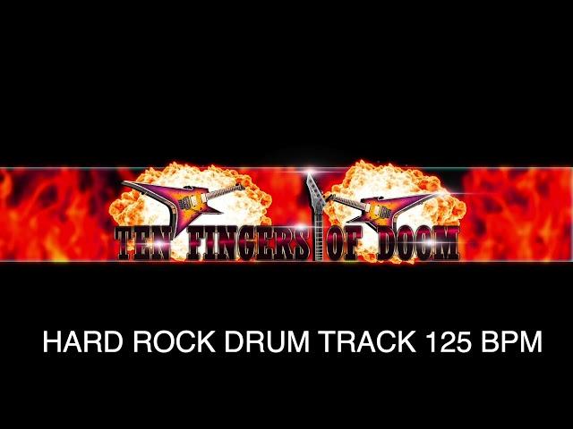 HARD ROCK DRUM TRACK 125 BPM